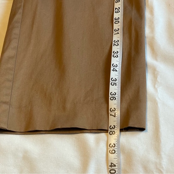 Liz Claiborne-ANISSA Tan Colour High Rise Pant 98% Cotton 2 % LYCRA Size 12 - Picture 12 of 16